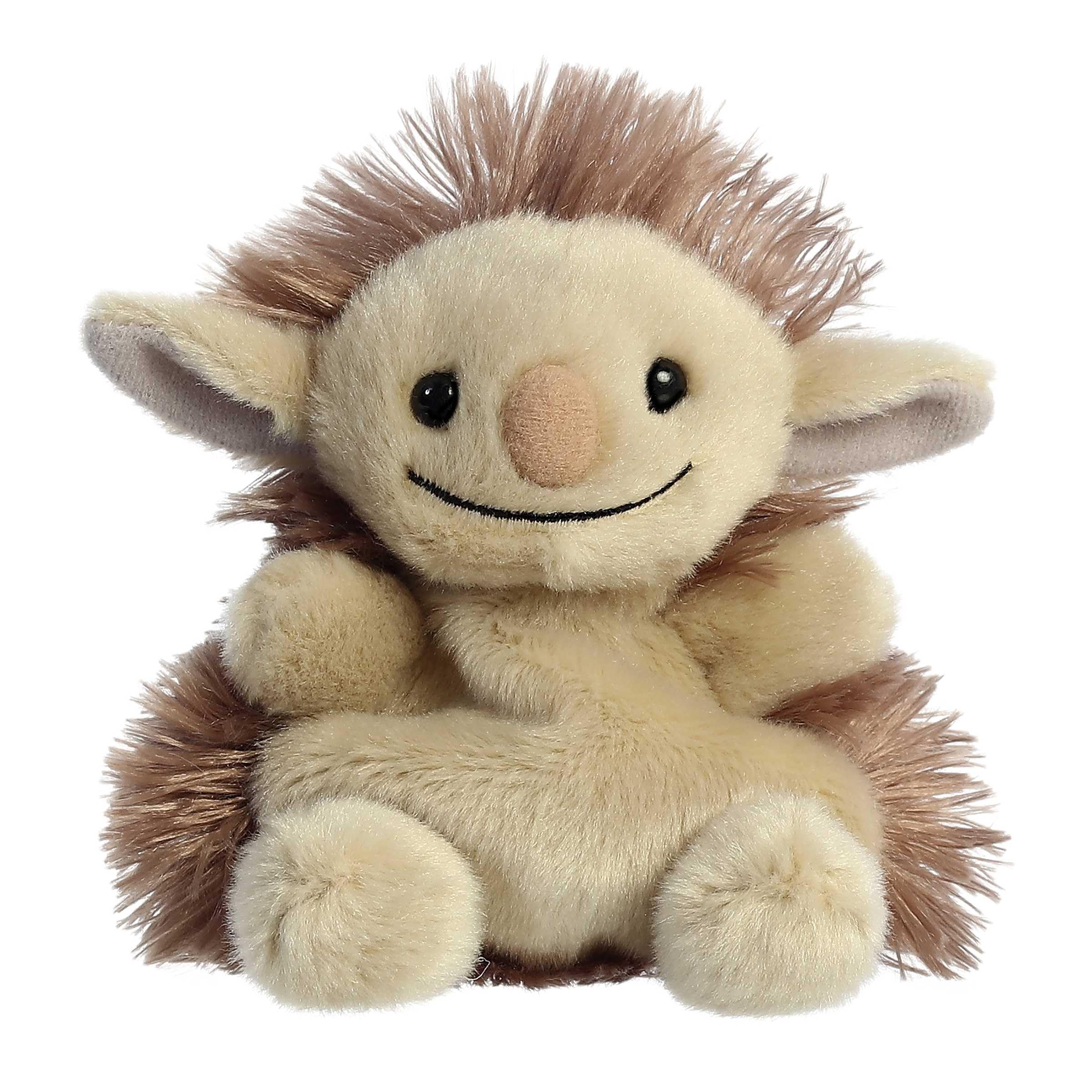 Aurora® Adorable Palm Pals™ Flick Pukwudgie™ Stuffed Animal - Fun Collectible Plush for Kids and Adult Collectors - Perfect for Decorating Rooms and Birthday Gifts - Brown 4 Inches