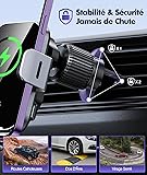 ISEYOU Caricatore Wireless Auto, 15W Supporto Telefono Auto Ricarica Wireless Rapida Bloccaggio Automatico, 360°Rotazione Caricabatterie Wireless Auto Compatibile con iPhone 17 16 15 14 Pro Max Galaxy - 4