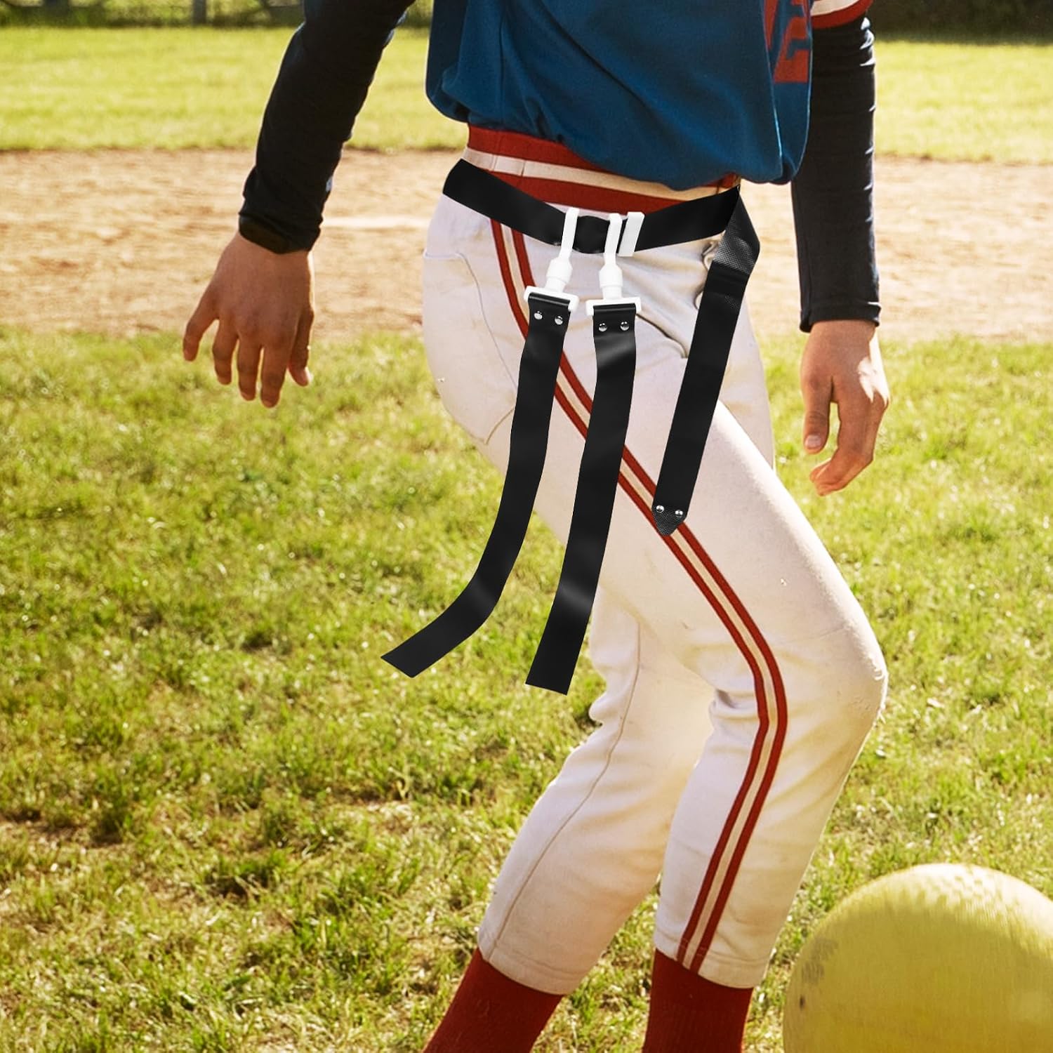 Toddmomy Football Waist Flag Pennant Belt Pennant Football Small National Flag Football Football Thickened Soccer