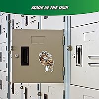 Vista 7 de Decalcomania - Calcomanía de collage de ciervos de caza, ciervos, calcomanías para ventana de camión, calcomanías de caza blancas fabricadas