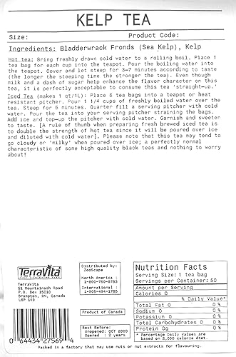 Miniatura 2 de Té Kelp (Suelto) (8 oz, ZIN 427571)