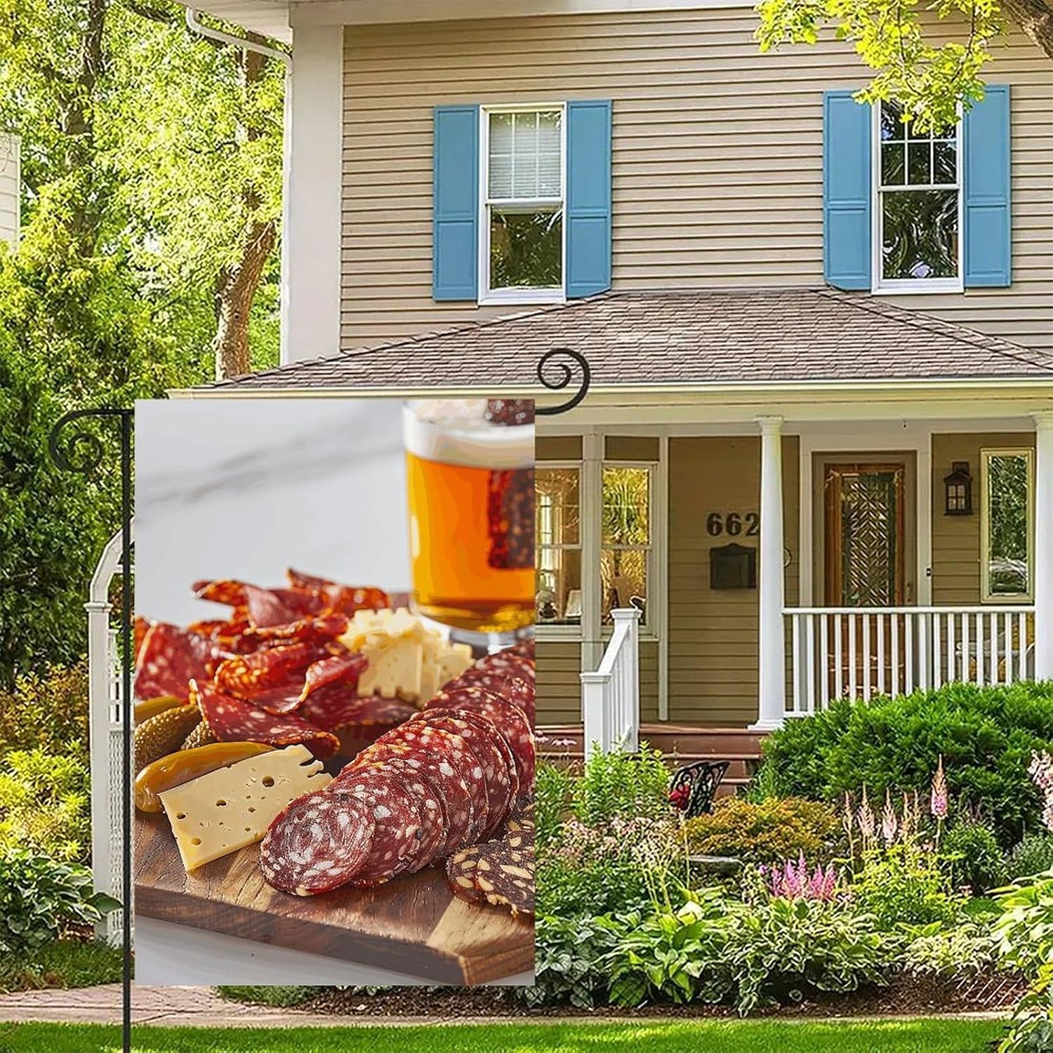 Sausage And Peppers Garden Flag Double Sided Fall Flag 12x18 In image 5