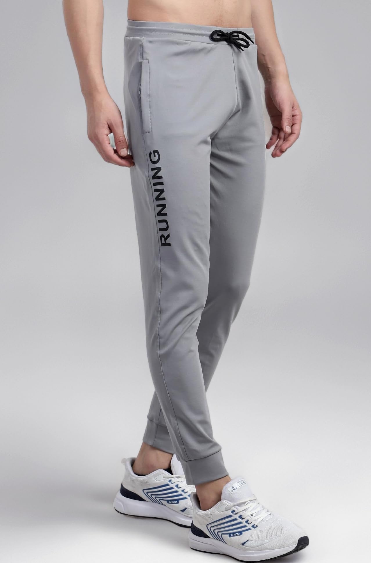 BLUE STAR SHARK Men's Slim Fit Track Pants – Joggers for Running, Gym, Sports, and Casual Wear | Multipurpose Activewear Lower for Men & Boys | Stylish Summer Trousers & Night Pants