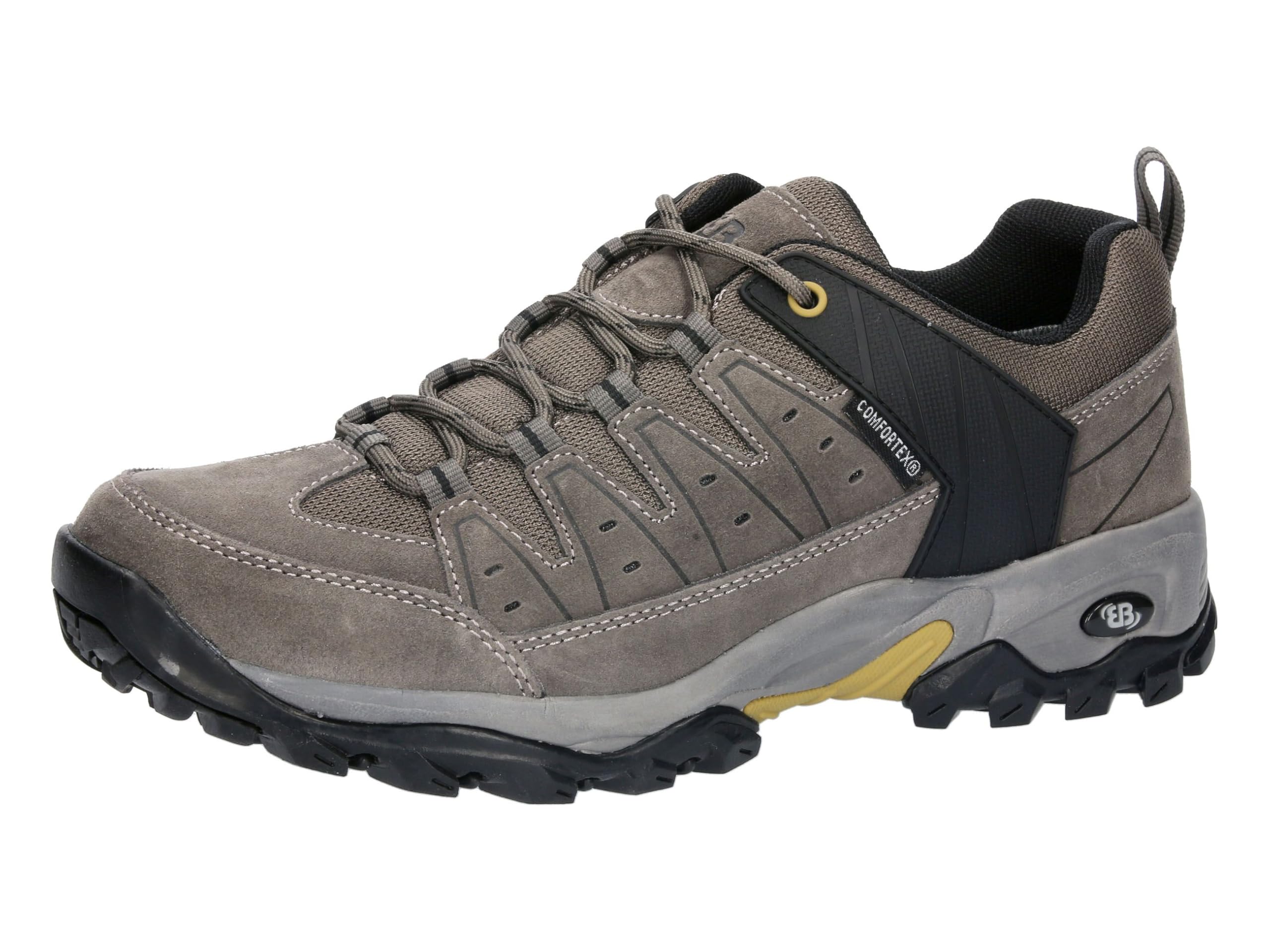 Brütting Unisex Mount Pinos Low Trekking Shoes, Brown/Black, 41 EU, Brown Black, 8.5 UK