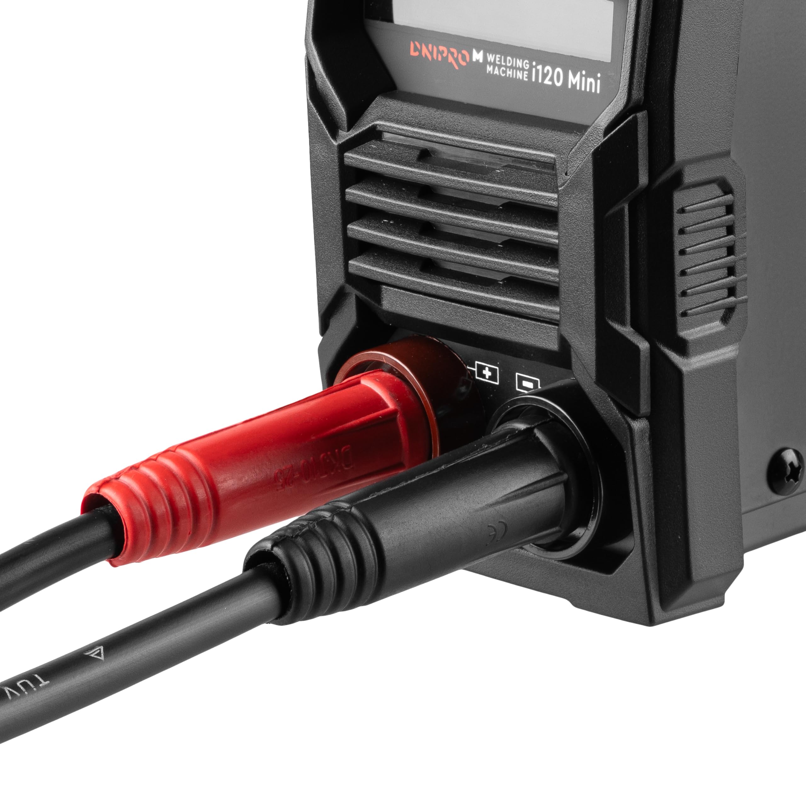 Saldatrice Elettrodo i120 Mini 120A 230V - Saldatrice con Hot Start, ArcForce, AntiStick, VRD e Display LED - Saldatrice Inverter Elettrodo per Ferro e Acciaio di Dnipro-M