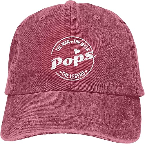 Miniatura 9 de Zuriohalk Pops The Man The Myth The Legend Hat Men Baseball Caps Graphic Hats