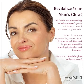 Bandi Skin Care Peeling for Menopause Skin Renewal Moisture Sensitive Skin Wrinkles Reduce Skin Rejuvenation Redness Smooth Skin Radiant