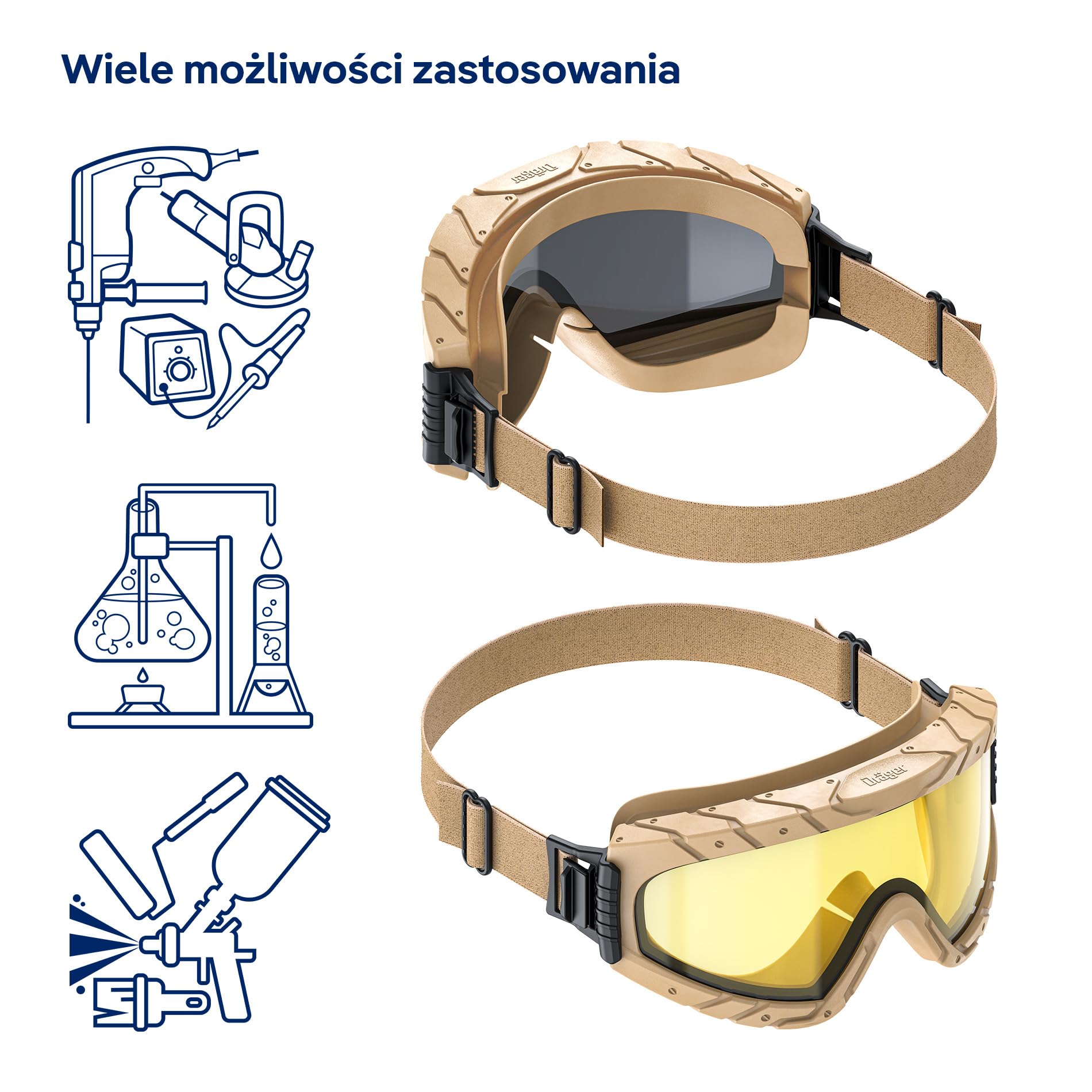 Dräger Okulary ochronne X-pect 4900