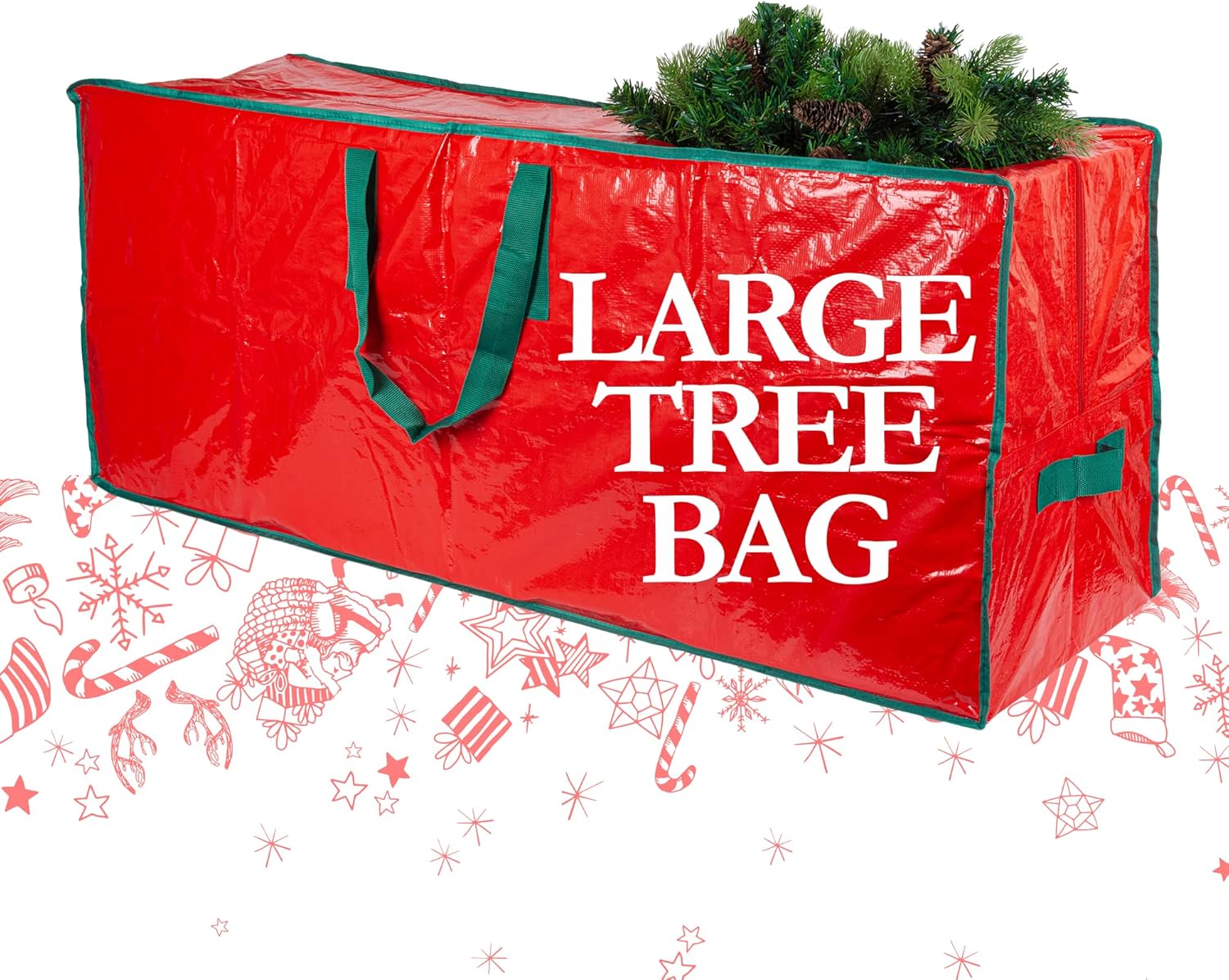DSL Christmas Tree Storage Bag with Handles Easy to Store Christmas
