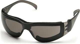 Pyramex Intruder Safety Eyewear Clear Frame Full Foam Padding Clear Anti-Fog Lens