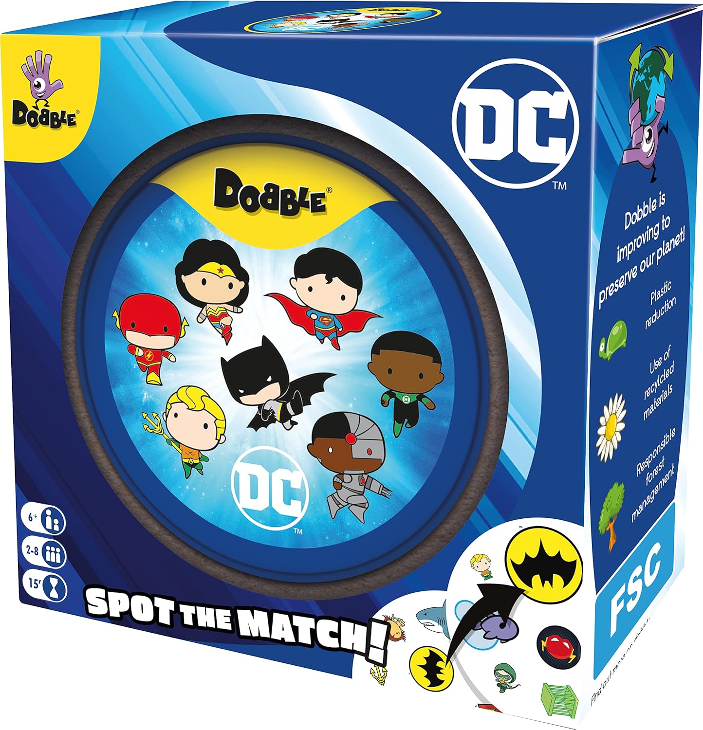 Asmodee Dobble DC Universe Card Game