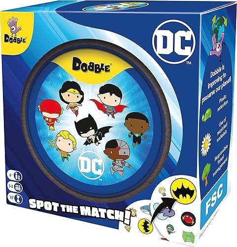 Miniatura 2 de Asmodee  Dobble DC Justice League - Exclusivo de Tienda  Juego de cartas  A partir de 6 años  2-8 jugadores  15 minutos de tiempo de juego