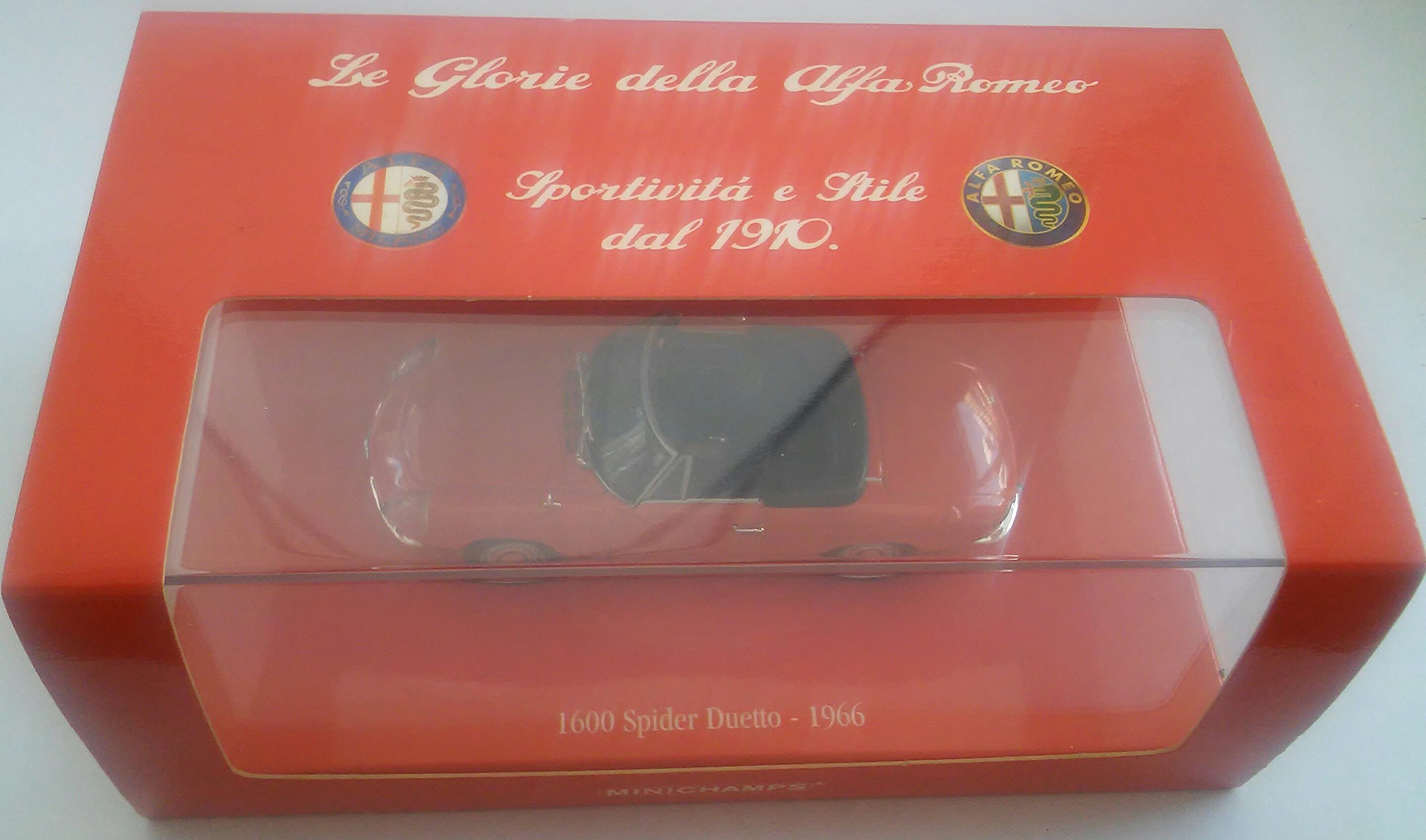Amazon | 1/43 アルファ ロメオ 〓 1600 スパイダー デュエット