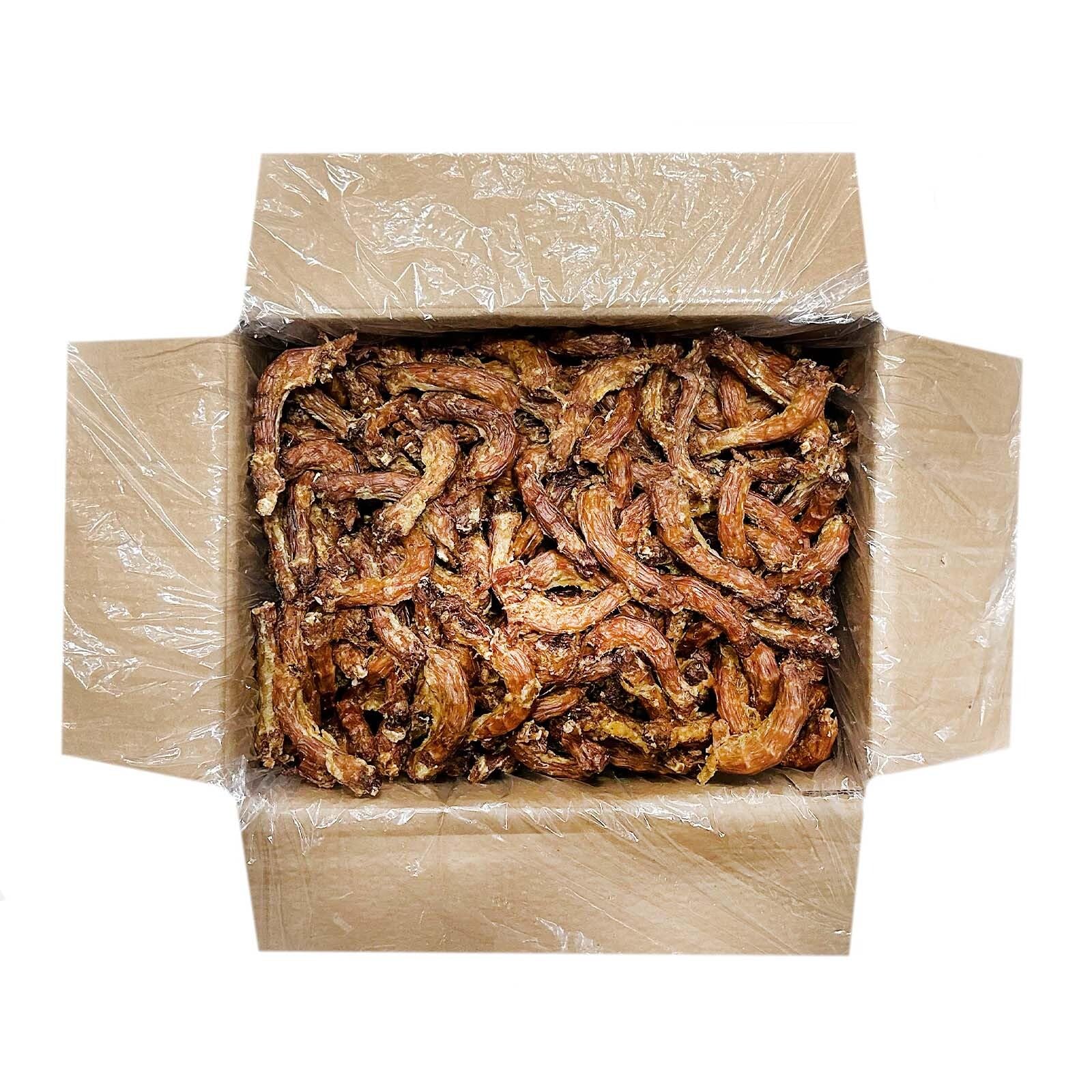 MONKIMAU Hühnerhälse für Hunde von SANADOG - 12kg Bulk im Karton, Natürlicher Kauartikel, Reich an Protein und Kalzium, Geeignet für alle Hundegrößen