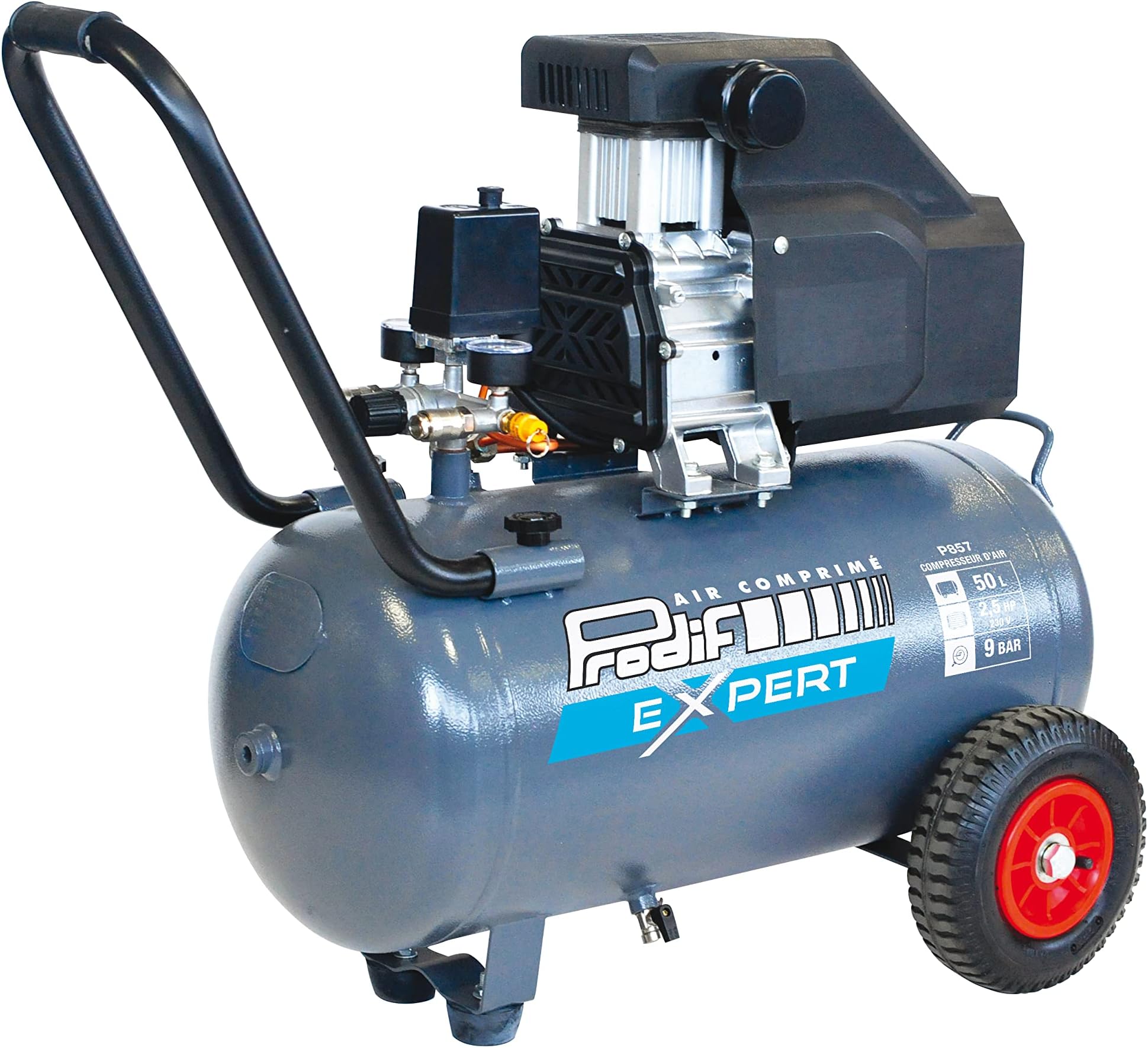 Einhell Compresseur TC-AC 190/24/8 – 1500 W, Cuve 24 L, 8 Bar Max, Aspiration 165 L/min – Idéal Bricolage & Atelier