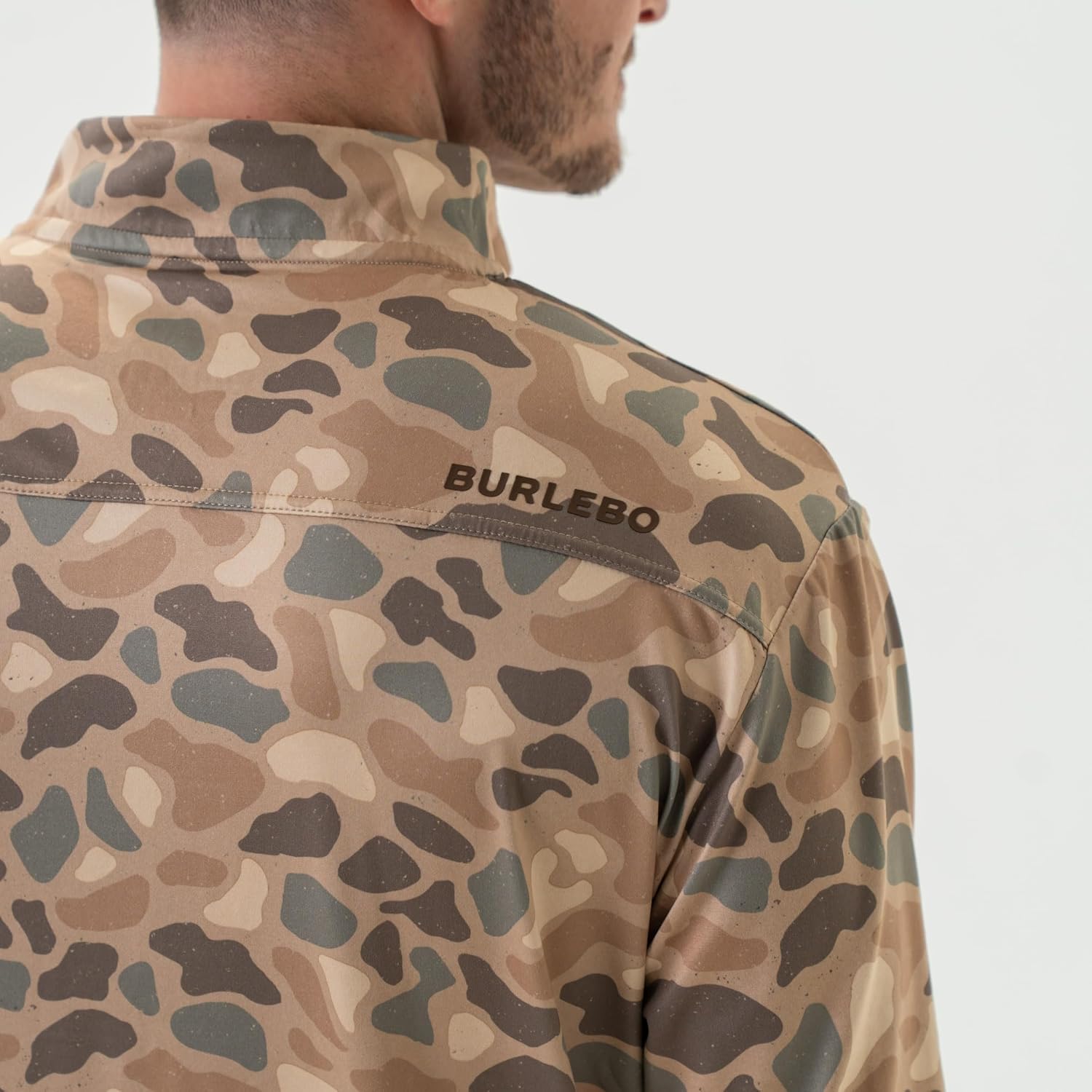 Burlebo Men’s Performance Quarter Zip – Lightweight Stretch, Moisture-Wicking Pullover for Outdoor & Everyday Wear