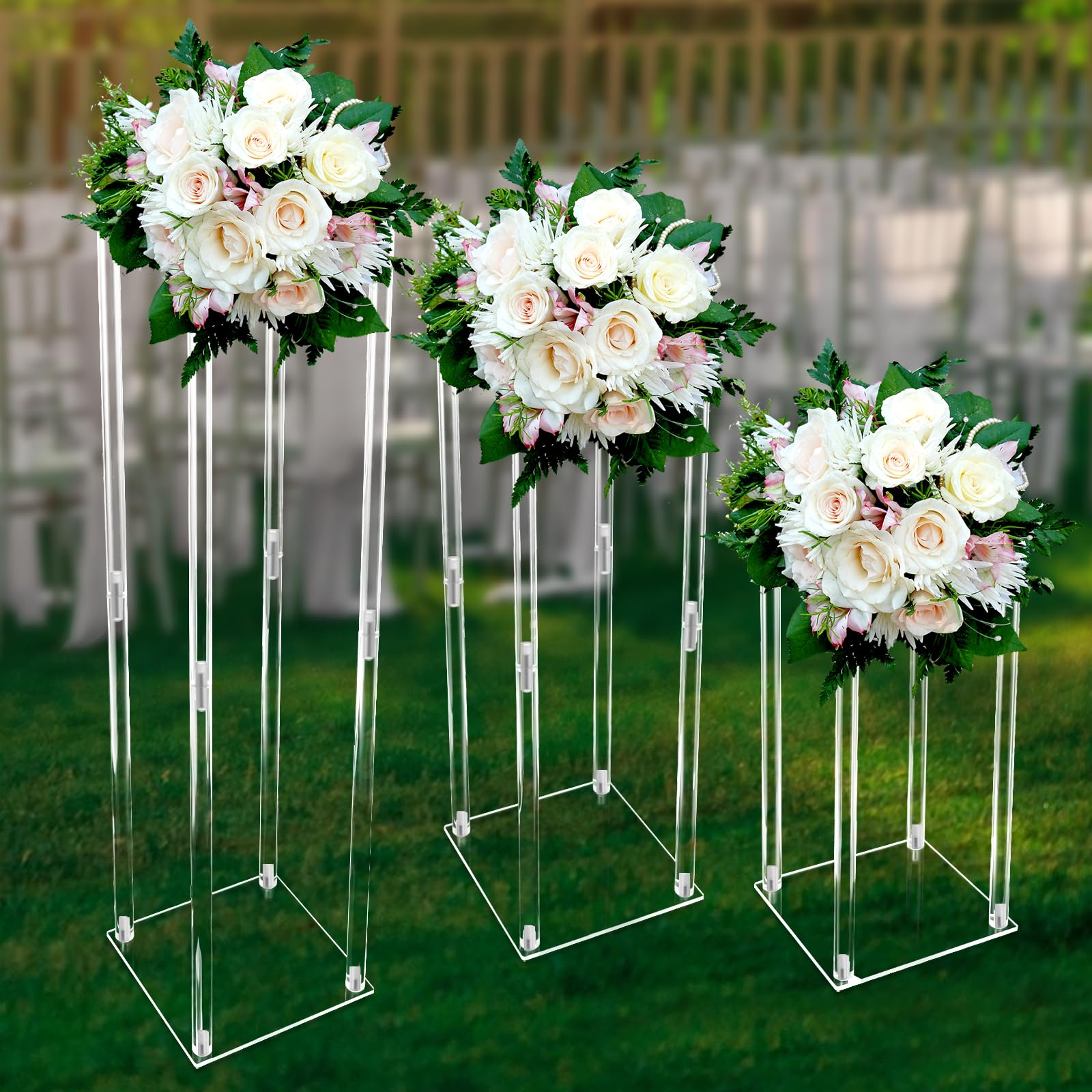 Supporto per fiori per matrimonio, centrotavola, 45, 60, 75, 80, 90, 100 cm, in metallo, per decorazione da tavolo, matrimonio, soggiorno, camera da letto, hotel
