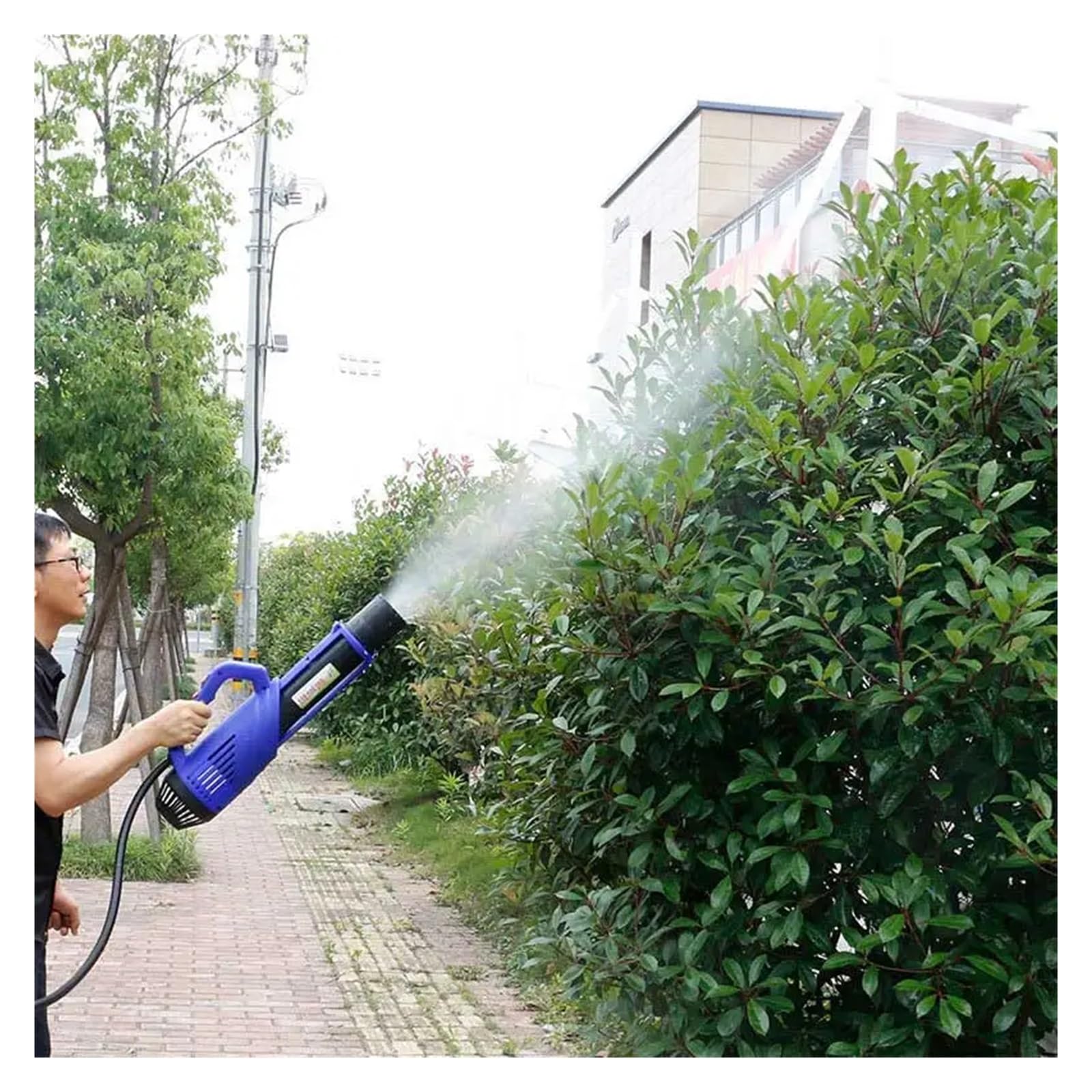 Pompa di alimentazione for agricoltura Zaino for batteria da 16 litri Nebulizzatore elettrostatico for spruzzatore multiuso, facile da usare