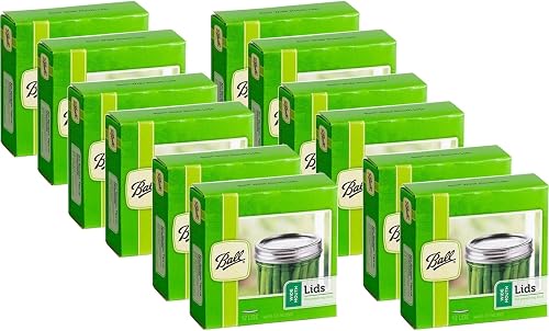 Ball Wide Mouth Mason Jar Canning Lids 12 Dozen or 144 Lids Total