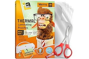 Matte Thermal Laminating Pouches: Crystal-Clear, Professional-Grade Protection for Your Important Documents