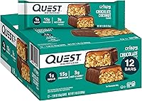 Vista 16 de Quest Nutrition - Barra de proteína crujiente para pastel de cumpleaños, 0.67 onzas de proteína, 0.04 oz de azúcar, 0.07 oz de carbohidratos netos