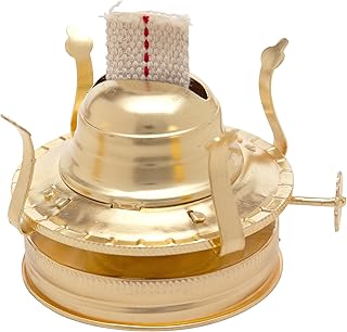 Creative Hobbies Brass Plated Oil Burner for Mason Jars - Turn Any Mason...
