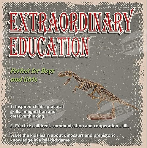 Miniatura 8 de Kit de excavación de fósiles de dinosaurios para niños y adultos, STEM Science Jurassic Park, kit de excavación de fósiles de dinosaurios para