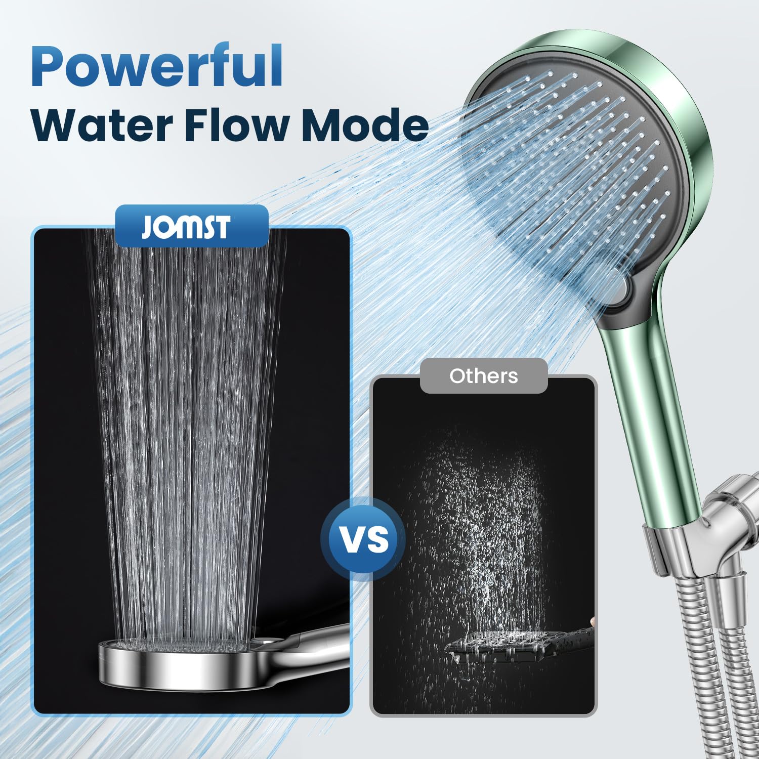 3 Spray Mode Shower Head Filtered Shower Head With Handheld – High ...