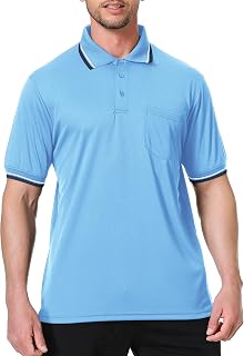 TopTie Baseball and Softball Referee Shirt Short Sleeve Polo Shirt Umpire Jersey