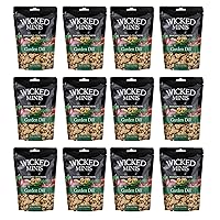 Vista 15 de Wicked Minis Galletas de Sopa y Ostras - Galletas Saltinas con Sabor Salado Mini Sopa Inflada, Mezcla Sabrosa para Aperitivos, Picatostes Sazonados