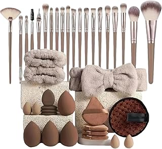 Juego de 40 brochas de maquillaje para mujere...