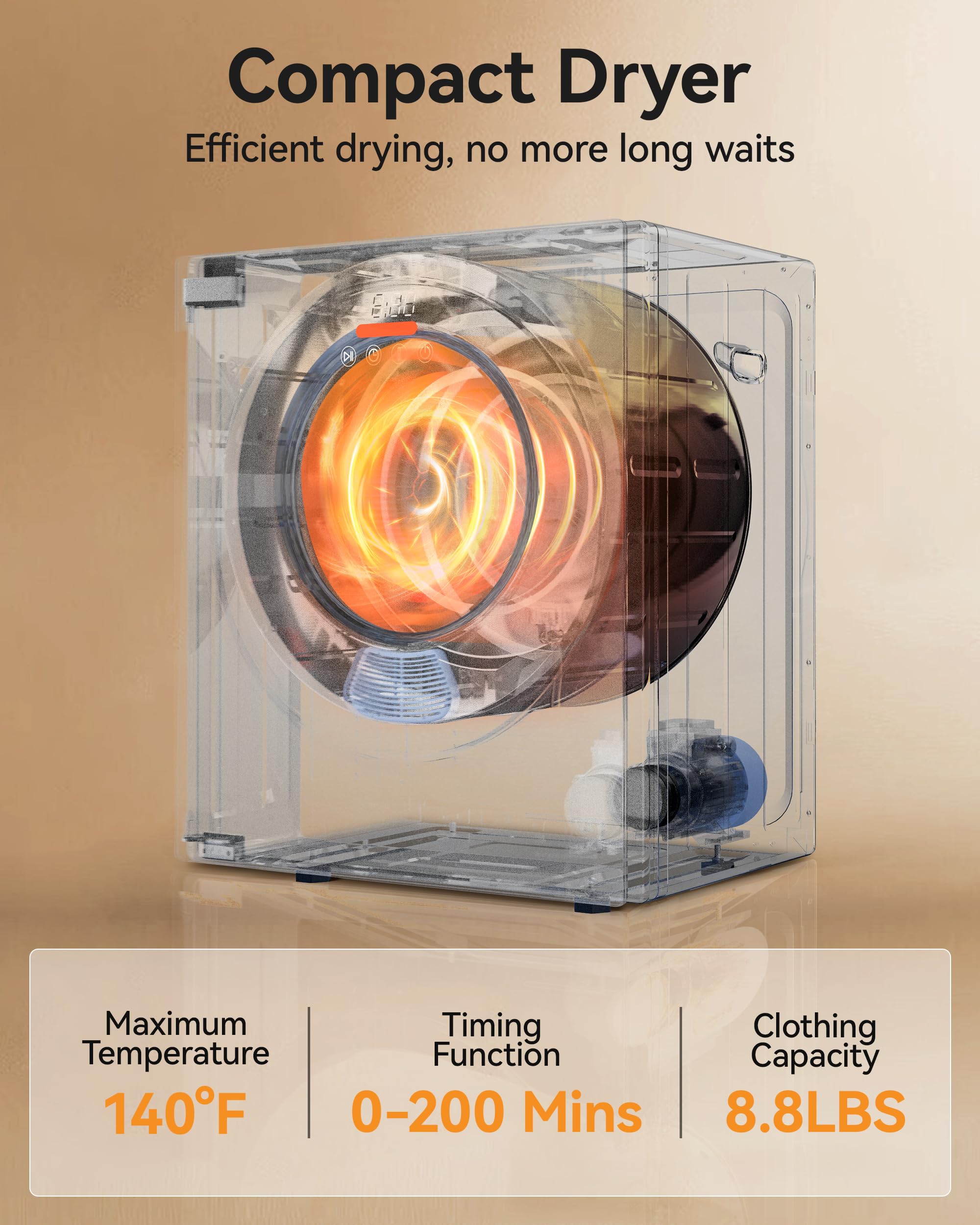 【CD】Smooth Ace／AOR/DAY: Amazon.com: Gleedelish 8.8 LBS Portable Dryer, 850W Electric Dryer
