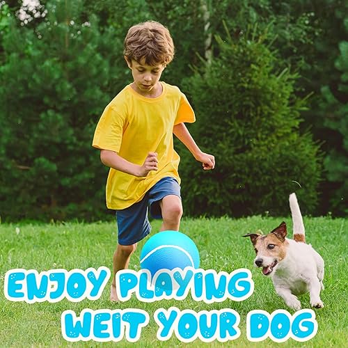 Miniatura 6 de Pelota de tenis grande para perros, pelota de tenis gigante para perros, juguete grande para deportes al aire libre, regalo para perros pequeños