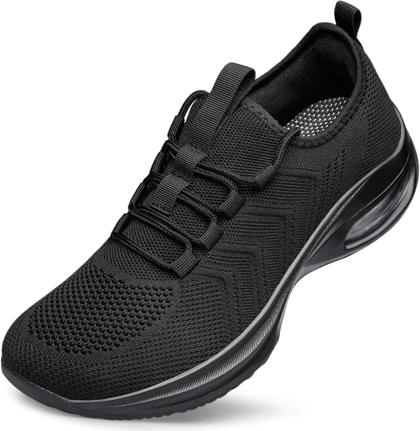 ZCQGQD Mens Walking Shoes Wide Width Cushion Non Slip Lightweight Running Shoes Workout Athletic Tennis Gym Wide Toe Box Sneakers
