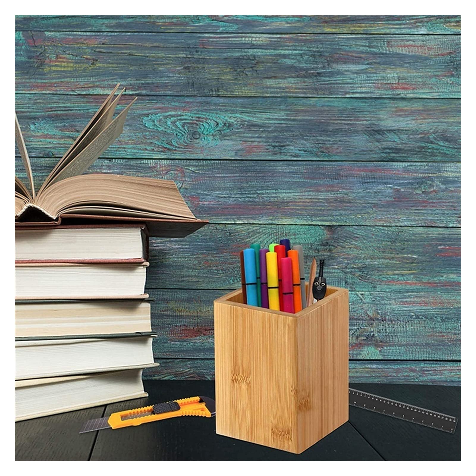 Porte Stylo Porte-gobelets à Crayons 4 Pack Bureau Porte-Stylo Support Multi-Usage Utilisez Pan Cupe Pot Pot Accessoires Bureau Organisateur de Bureau Porte-Crayon de Bureau