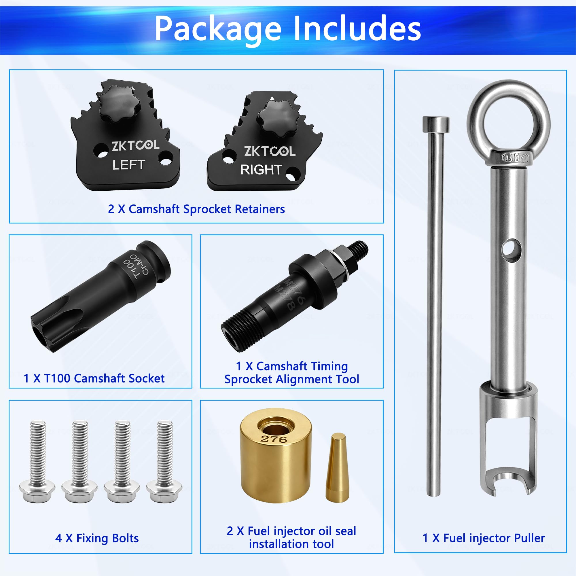 ZKTOOL Outil de pignon de Distribution pour Benz Maybach M276 M278