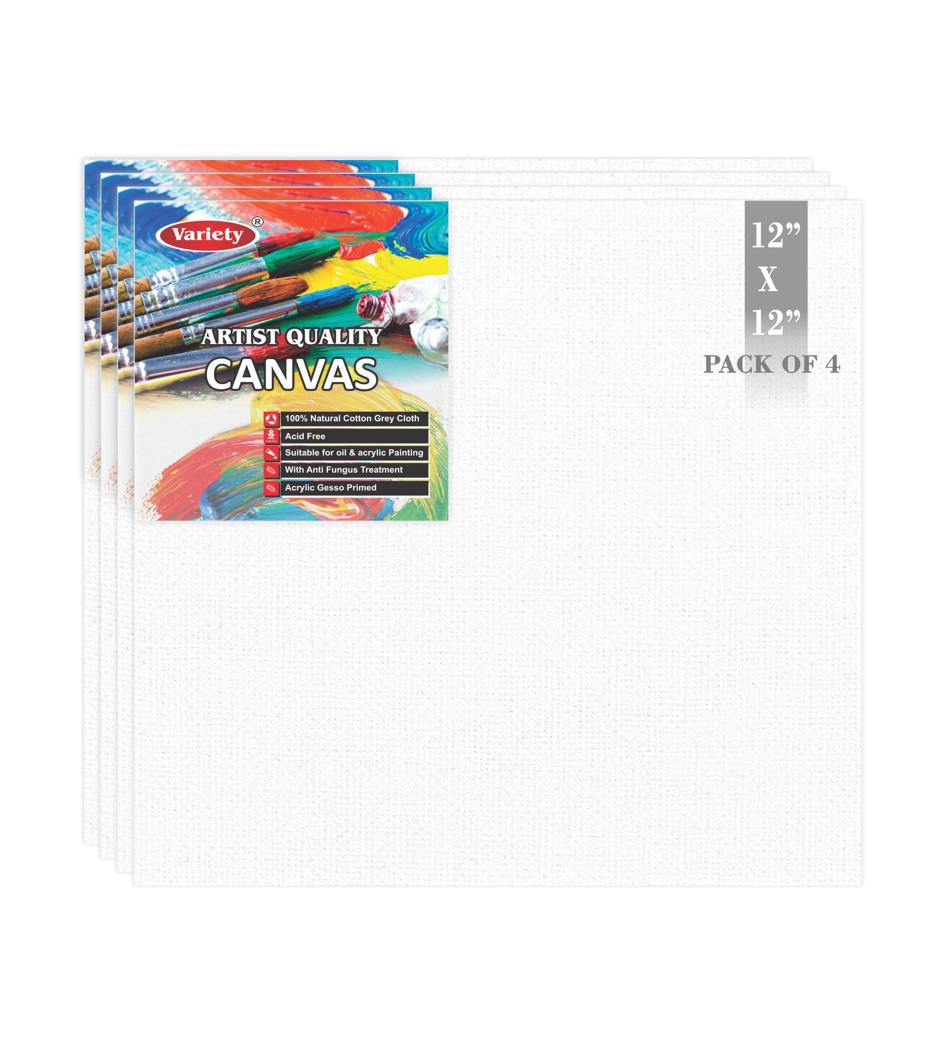 Variety Canvas: Premium Cotton Canvas Panels (Set of 2) -28