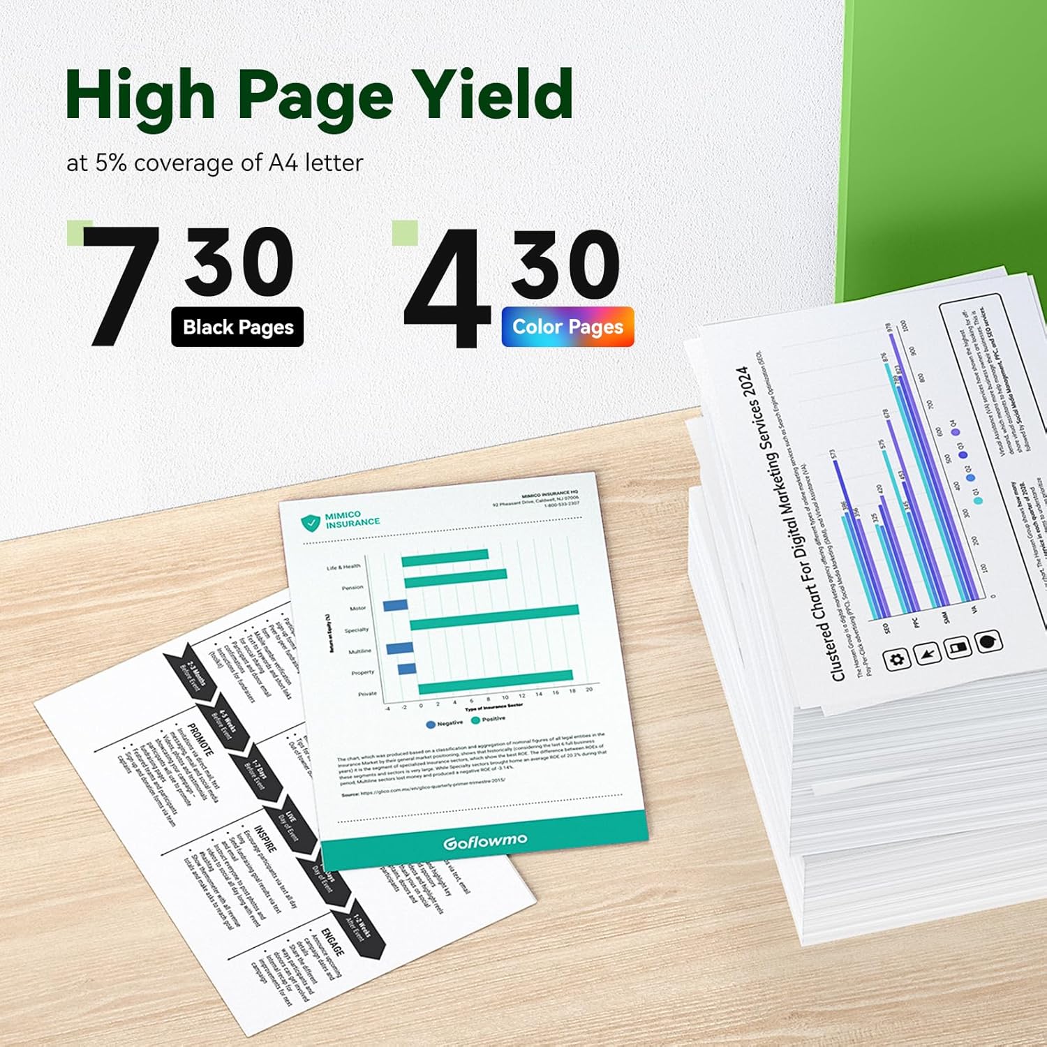 Remanufactured Ink Cartridge Replacement for HP 61 XL Ink Cartridges Combo Pack 61XL for Envy 5530 4500 4502 5535 Deskjet 2540 2541 3050 3510 OfficeJet 4630 4632 Printer (Black Color, 2-Pack)