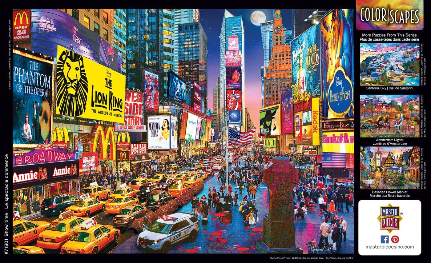 MasterPieces 1000 Piece Jigsaw Puzzle for Adults, Family, Or Youth - Show Time - 19.25"x26.75"