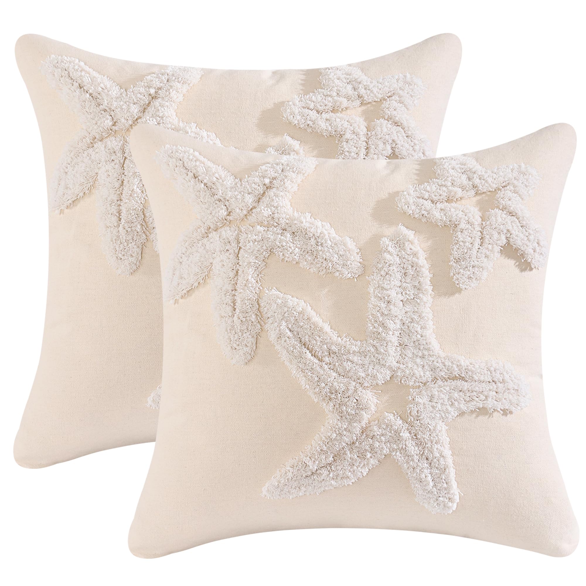 Housse de coussin océan 45x45 cm en coton doux pour revitaliser un canapé fatigué