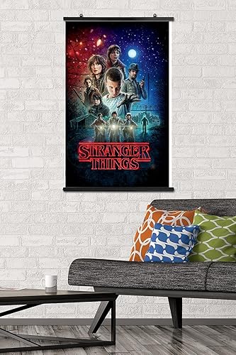 Miniatura 7 de Trends International Netflix Stranger Things - Póster de pared de una hoja, 14.72 x 22.37 pulgadas, versión enmarcada en bronce