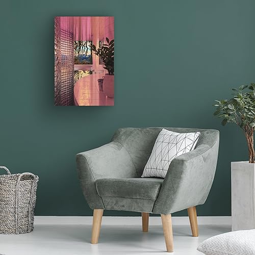 Miniatura 3 de Trademark Fine Art DEKIMBE MURRAY - Lienzo decorativo para pared, diseño de piscina interior para sala de estar, dormitorio u oficina