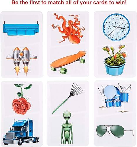 Miniatura 5 de Mattel Games Juego de cartas PIC FLIP con 110 cartas en una lata decorativa, es un gran juego para niños de 7 años en adelante