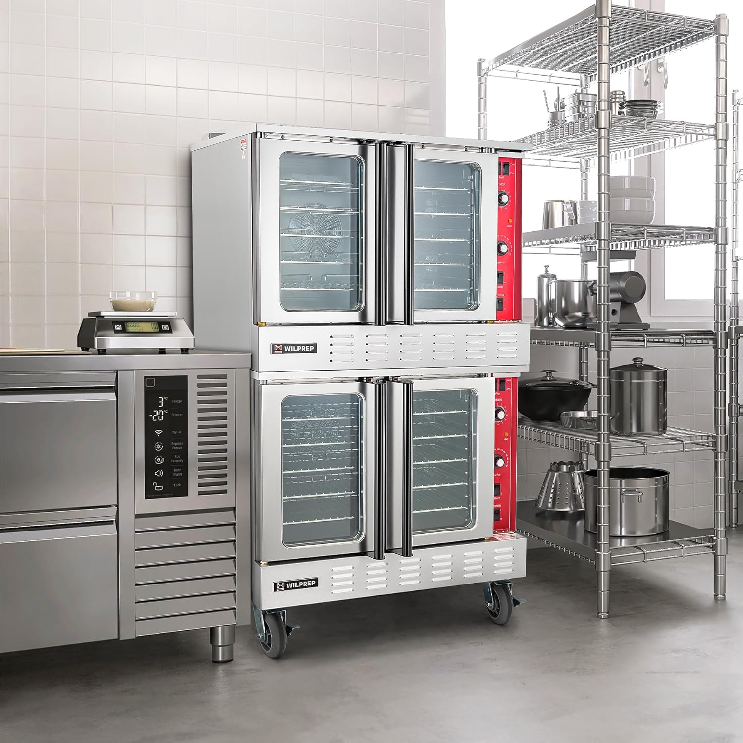 WILPREP Gas Convection Oven in a commercial kitchen setting