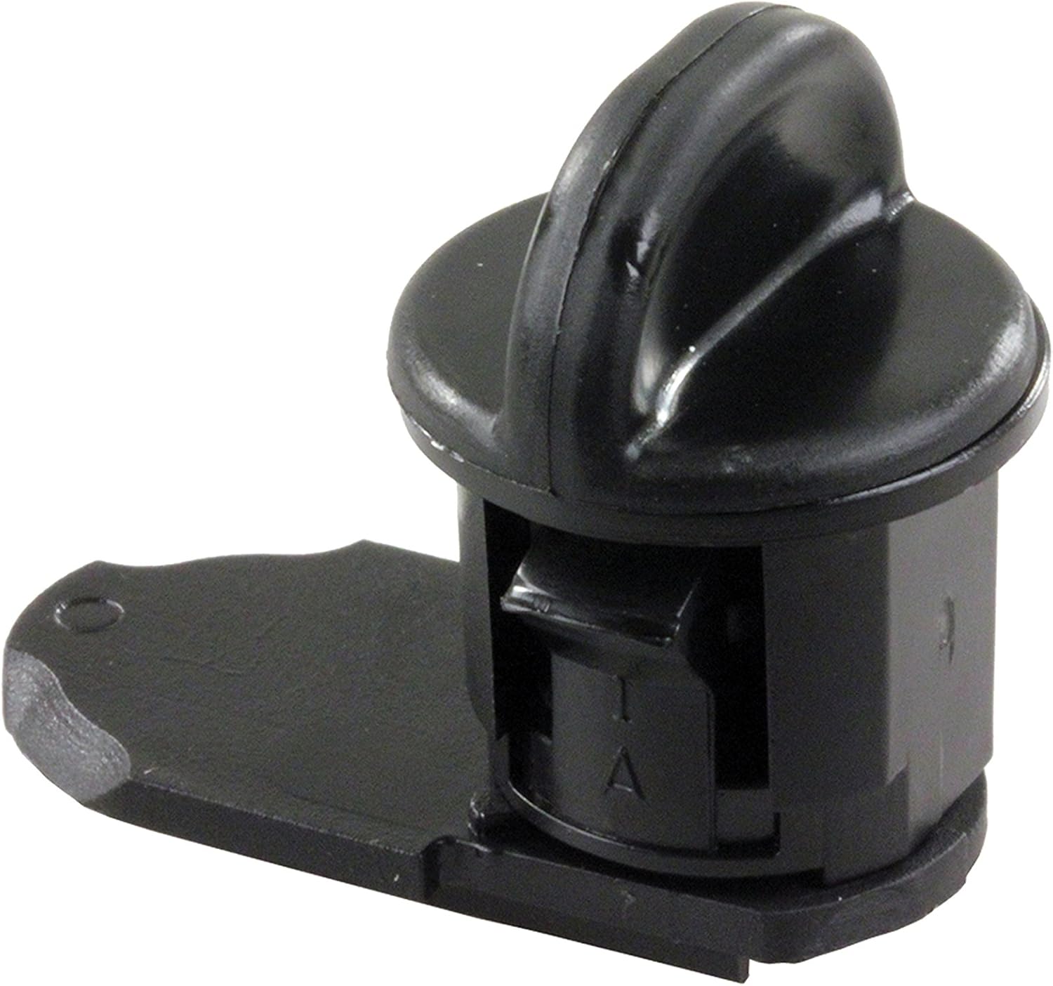 JR Products (433BK-A Black Plastic Thumb Lock