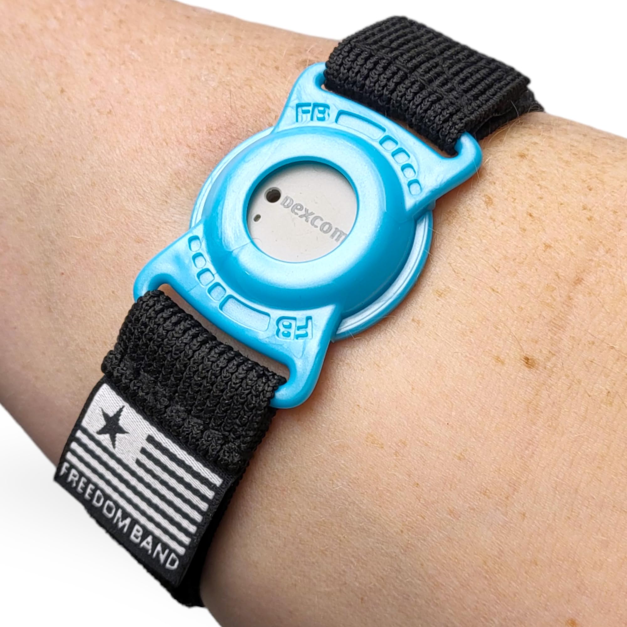 4-18" Inch Adjustable Arm & Leg Band for Dexcom G7 : Transmitter Protection Sensor Cover Arm & Leg Band -No More Adhesive Patches (4-18" Active Band)