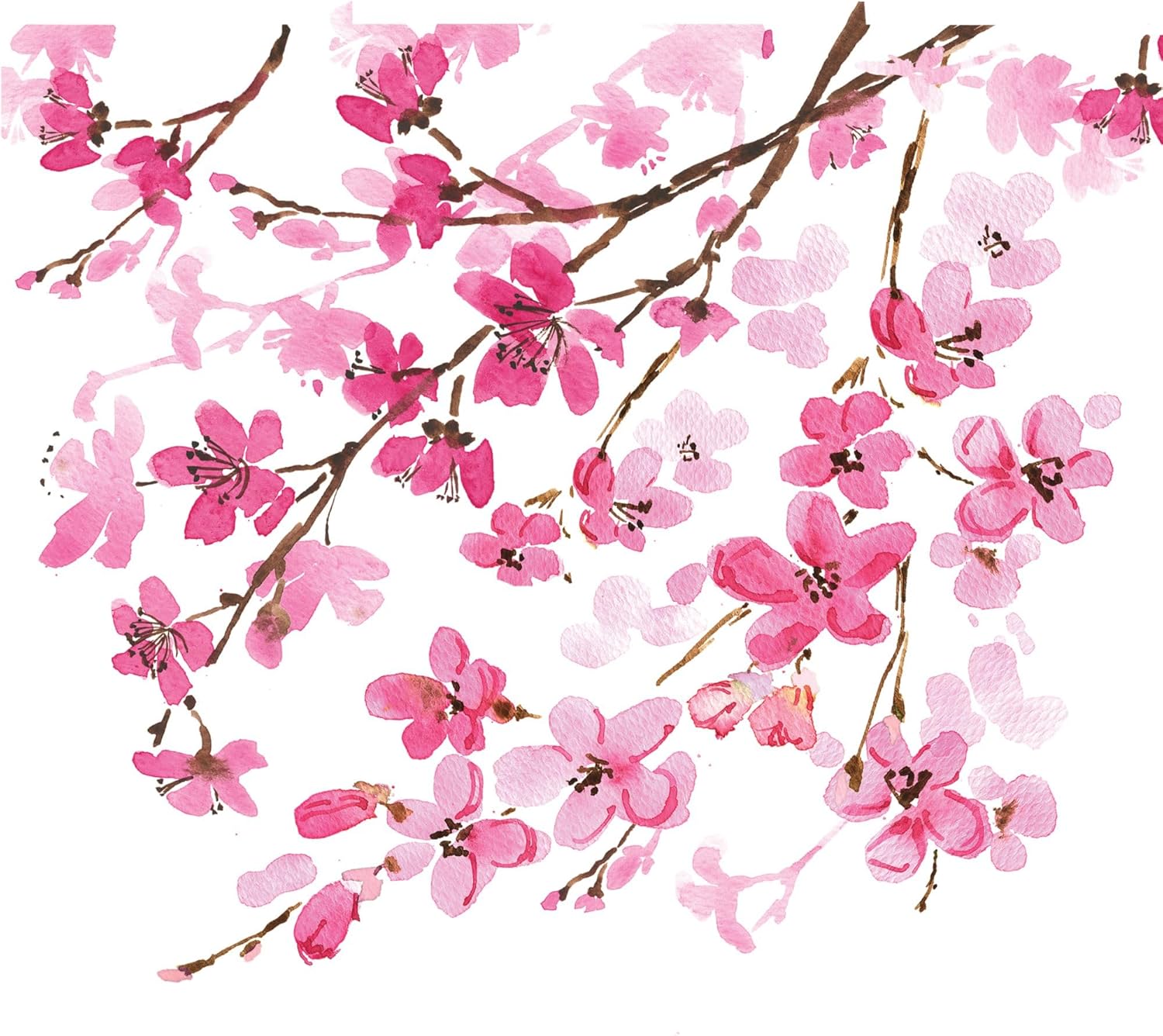 Tervis Venture Lite Sakura Japanese Cherry Blossom Made in USA Double Walled Insulated Tumbler Travel Cup Keeps Drinks Cold & Hot, 24oz Water Bottle, Classic - Image 2