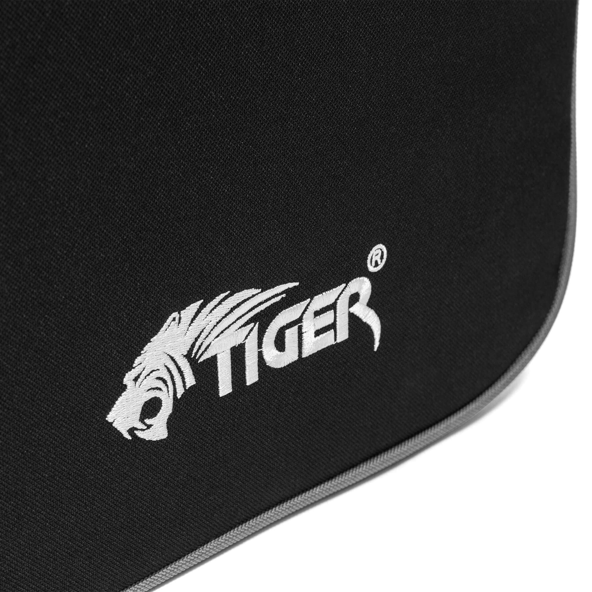 Tiger Custodia in schiuma rigida per chitarra elettrica, dimensioni standard, 99 cm, in schiuma modellata con manico per il trasporto, doppio stoccaggio, esterno Oxford 600D resistente alle intemperie