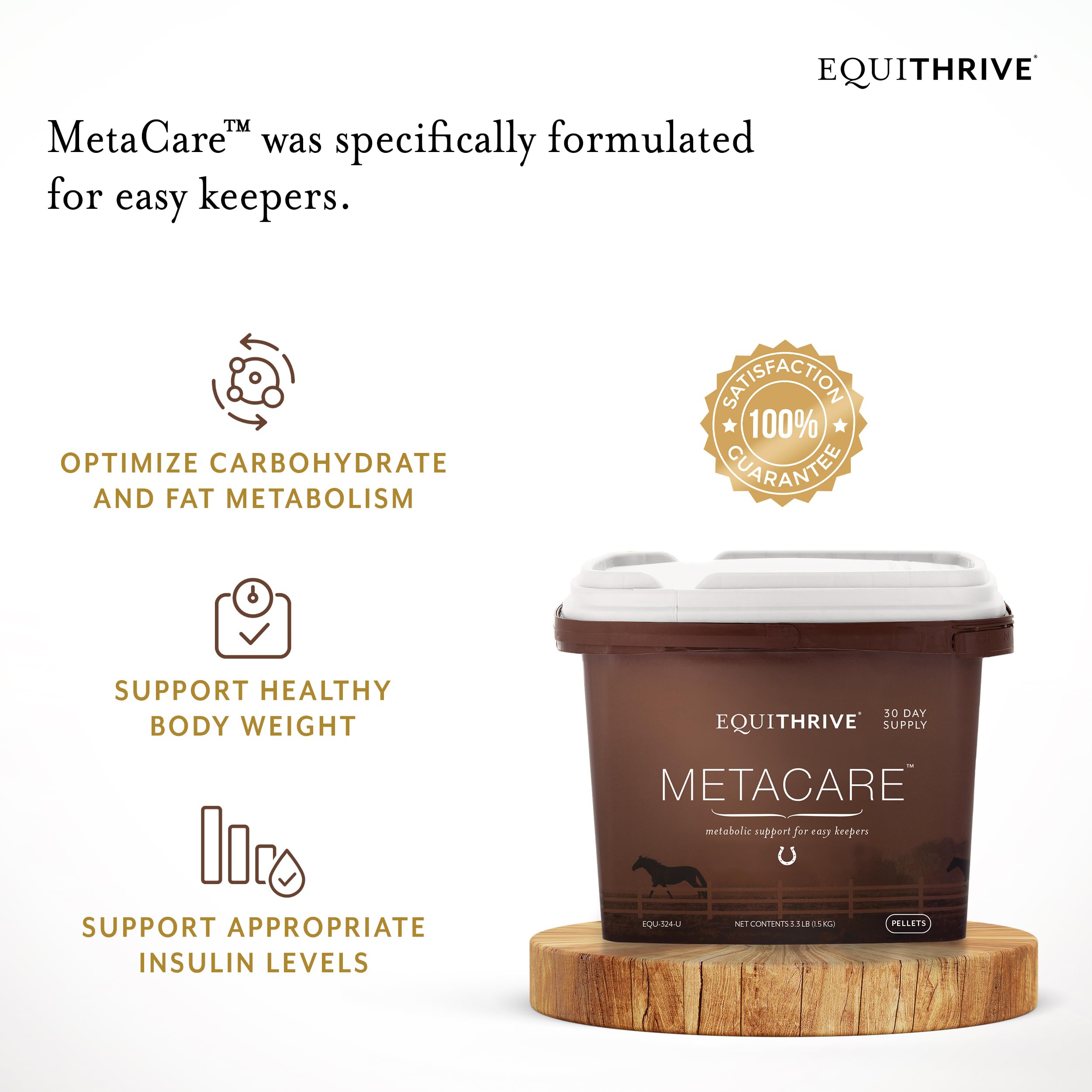 MetaCare Pellets Horse Supplement, 3.3 lbs, 30 Day Supply — Amazon image 2