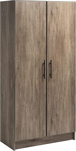 Miniatura 21 de Prepac Elite WES-2464 - Armario de almacenamiento de 24 pulgadas, gabinete de almacenamiento blanco, armario de baño, despensa con 3 estantes de 16